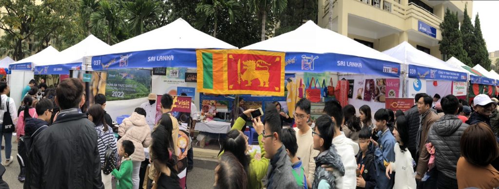 The embassy of Sri Lanka participates in International Food Festival